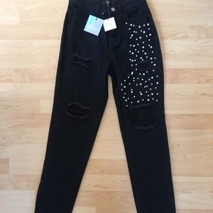 Missguided - distressed jeans